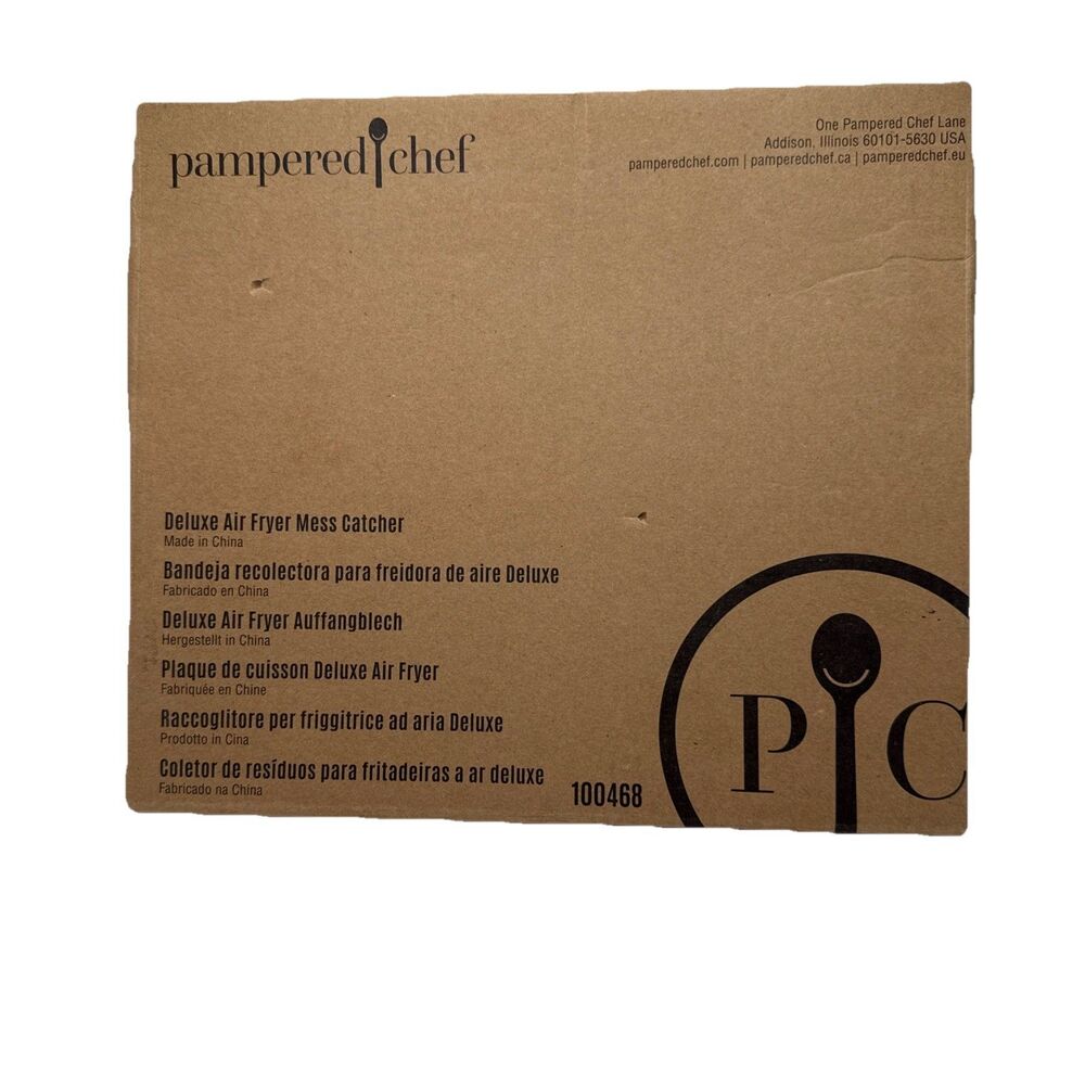 Pampered Chef Deluxe Air Fryer Mess Catcher Basket & Tray 100468 - NEW